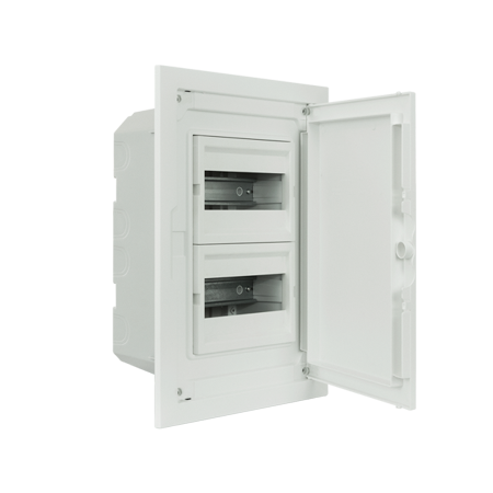 Quadro de Distribuição de Embeber de Baixo Perfil Completo - 16 Módulos (2x8)