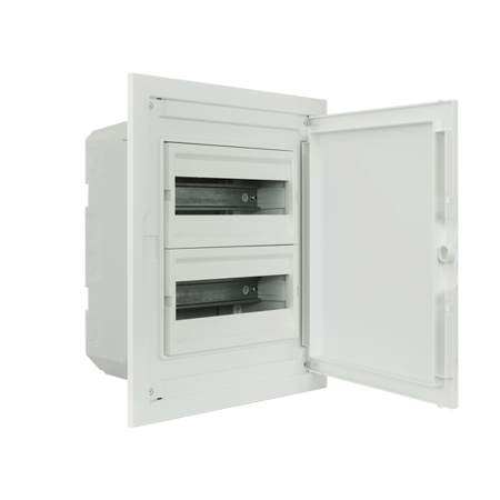Quadro de Distribuição de Embeber de Baixo Perfil Completo - 24 Módulos (2x12)