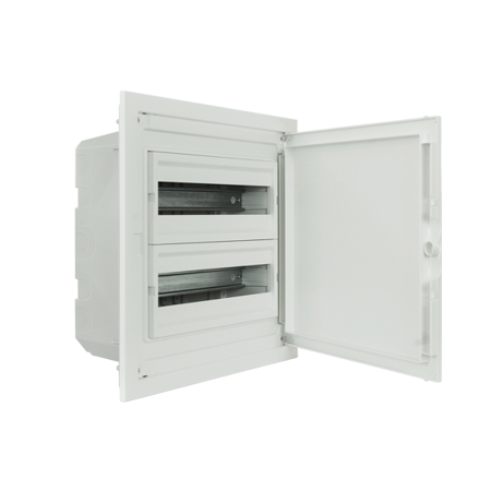 Quadro de Distribuição de Embeber de Baixo Perfil Completo - 32 Módulos (2x16)